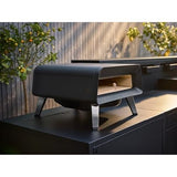 WMF Pizzaiolo Pro Pizzaofen, 400°C Backtemperatur, großer Pizzastein (Ø 40 cm), automatische Drehmechanik, integrierte Temperaturüberwachung für perfekte Ergebnisse in 90 Sek., Gas Pizzaofen, schwarz