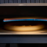 WMF Pizzaiolo Pro Pizzaofen, 400°C Backtemperatur, großer Pizzastein (Ø 40 cm), automatische Drehmechanik, integrierte Temperaturüberwachung für perfekte Ergebnisse in 90 Sek., Gas Pizzaofen, schwarz