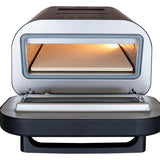 Unold 68815 PIZZAOFEN Don Luigi Sonderedition, Elektrisch 450°C, inkl. Zubehör, hitzeisoliert, gleichmäßige hitzeverteilung, Energiesparend, 2 min Backzeit, Automatikprogramme, Profi Pizza, 1.700 Watt
